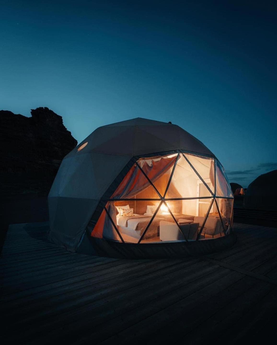 Tamim Luxury Wadi Rum Camp Bagian luar foto